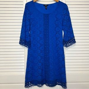Royal Blue Alfani Lace Dress